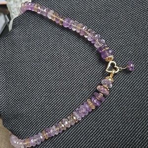 14KT Faceted Ametrine Necklace